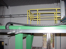 Main feed of the crane